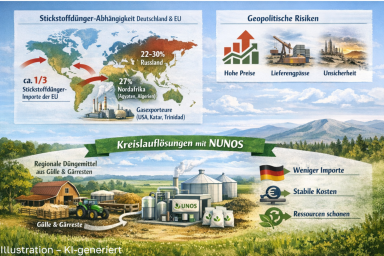 Importabhängigkeit der EU bei Stickstoffdünger
