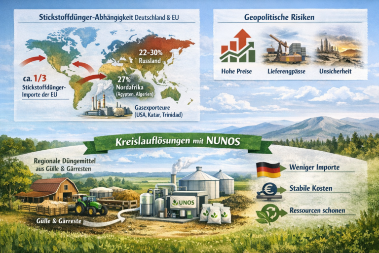 Importabhängigkeit der EU bei Stickstoffdünger